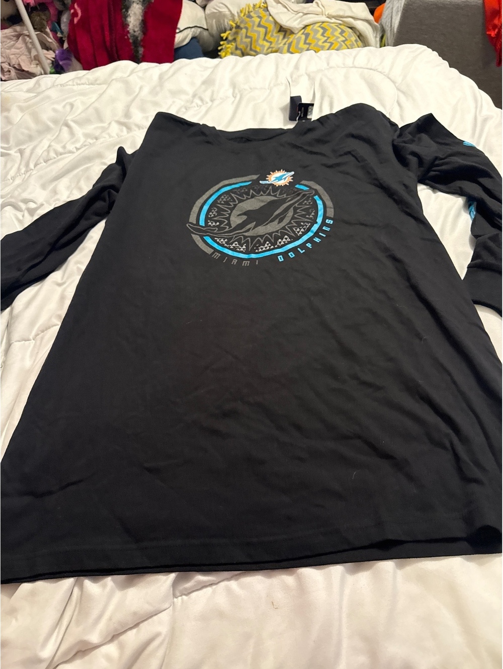 Fanatics Miami Dolphins NFL Team Apparel Long Sleeve T-Shirt XLT